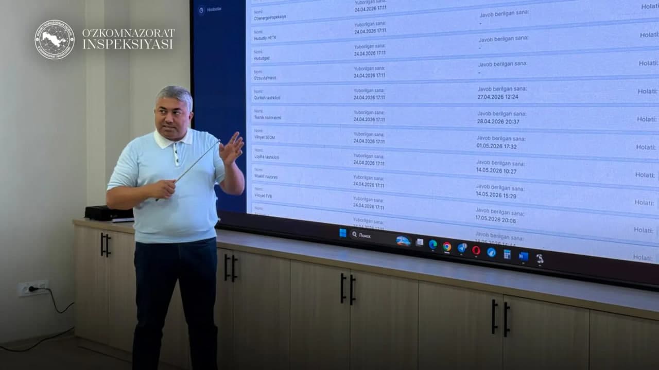 Xorazm viloyatida qurilish sohasidagi zamonaviy raqamli nazorat va onlayn monitoring tizimlari faoliyati o‘rganildi