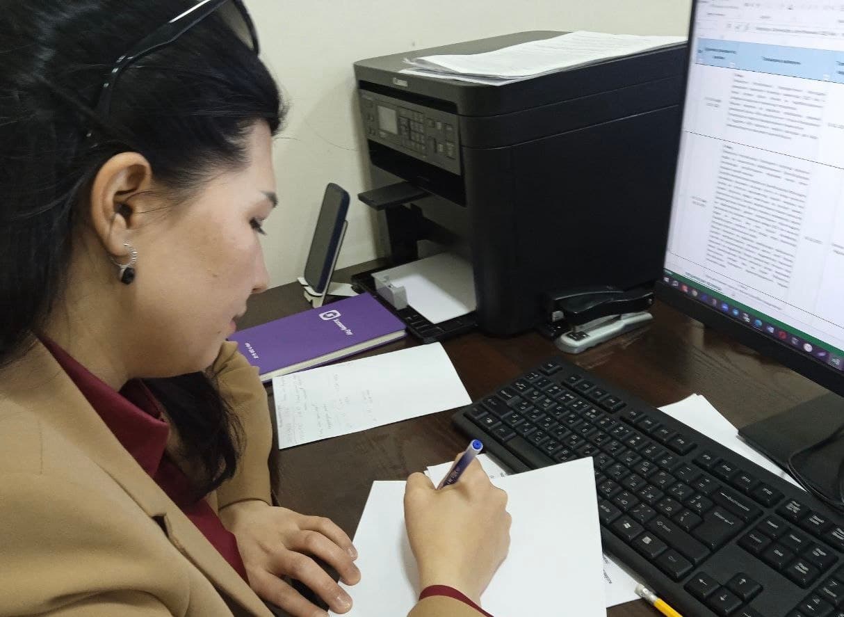 A literacy event was held at the Forestry Agency as part of the “National Dictation” campaign