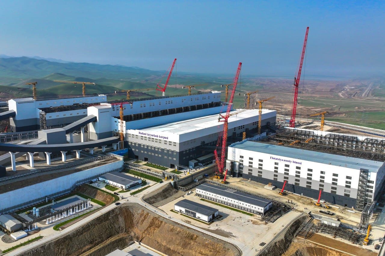 3rd Copper Concentration Plant Launched at Almalyk Mining and Metallurgical Complex: A New Technological Era Begins in Industry