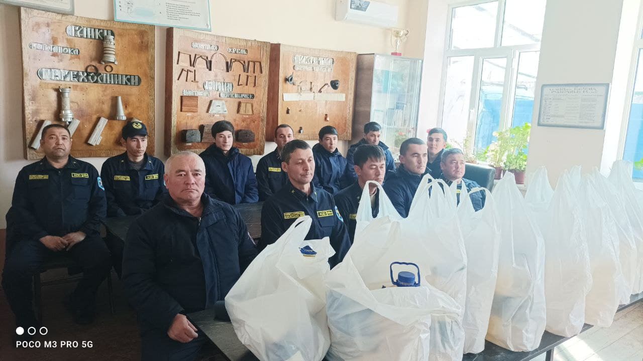 РАМАЗОН ВА НАВРЎЗ ШУКУҲИ: ҲАРБИЙЛАШТИРИЛГАН КОН ҚУТҚАРУВ ҚИСМИ ТОМОНИДАН САХОВАТ ТАДБИРЛАРИ ТАШКИЛ ЭТИЛДИ