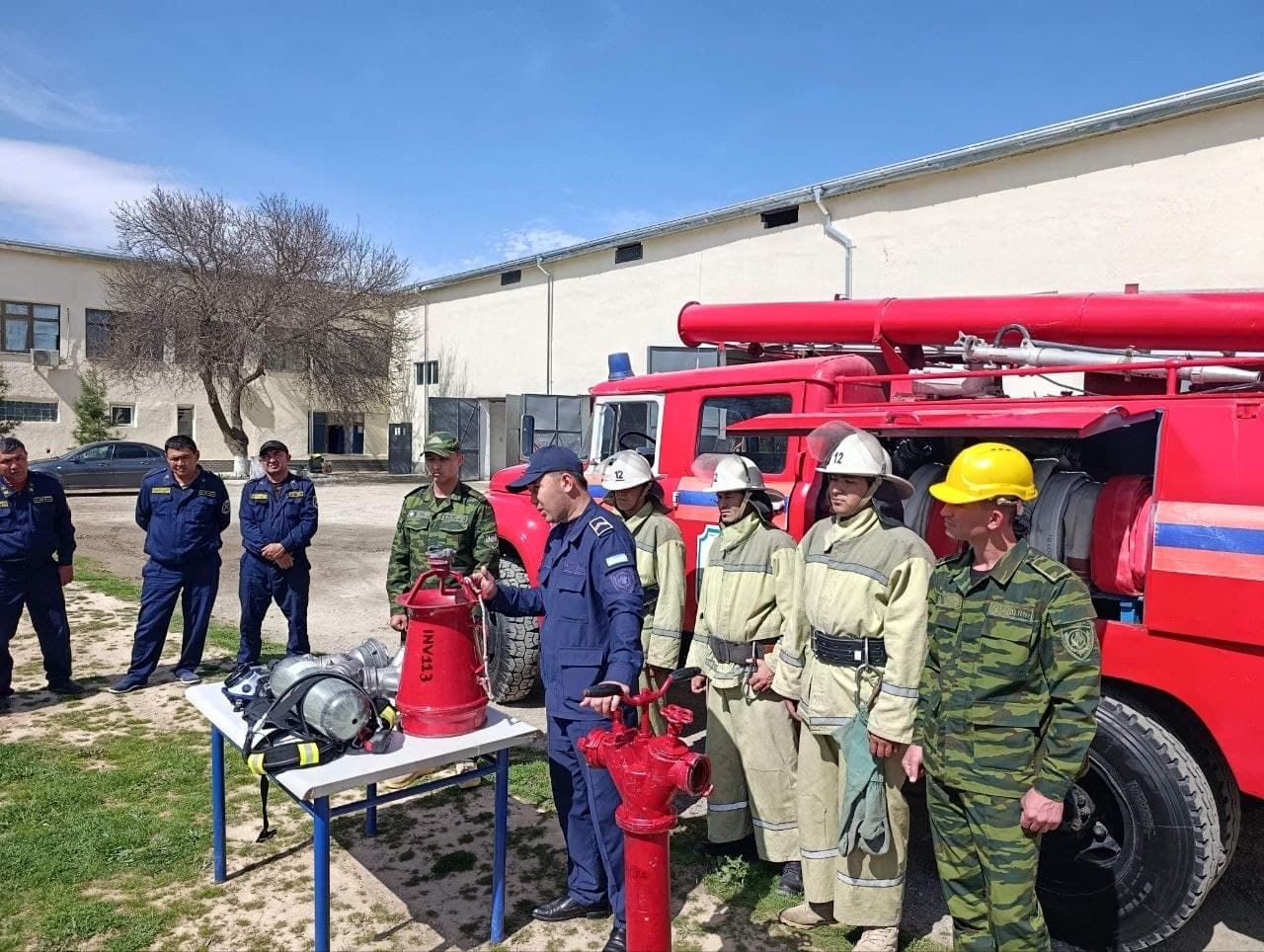 Тоғ-кон саноатида хавфсизлик чоралари: Фавқулодда вазиятларга тайёргарлик кўрилди