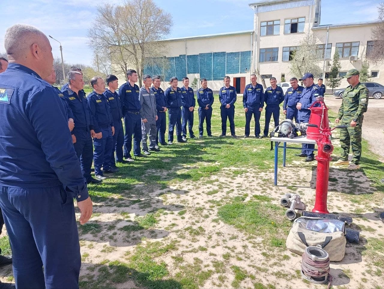 Тоғ-кон саноатида хавфсизлик чоралари: Фавқулодда вазиятларга тайёргарлик кўрилди