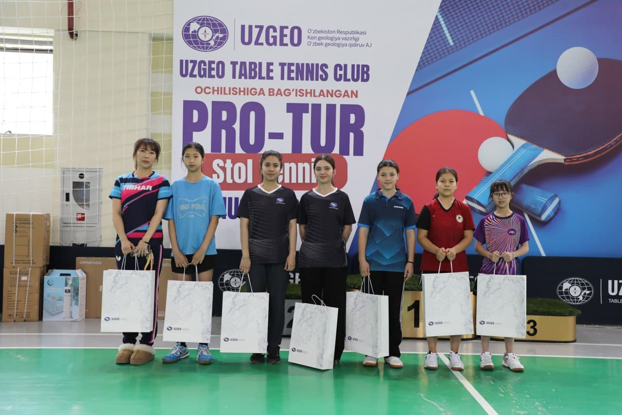 Здоровый образ жизни в области геологии: начал свою деятельность «UZGEO TABLE TENNIS CLUB»