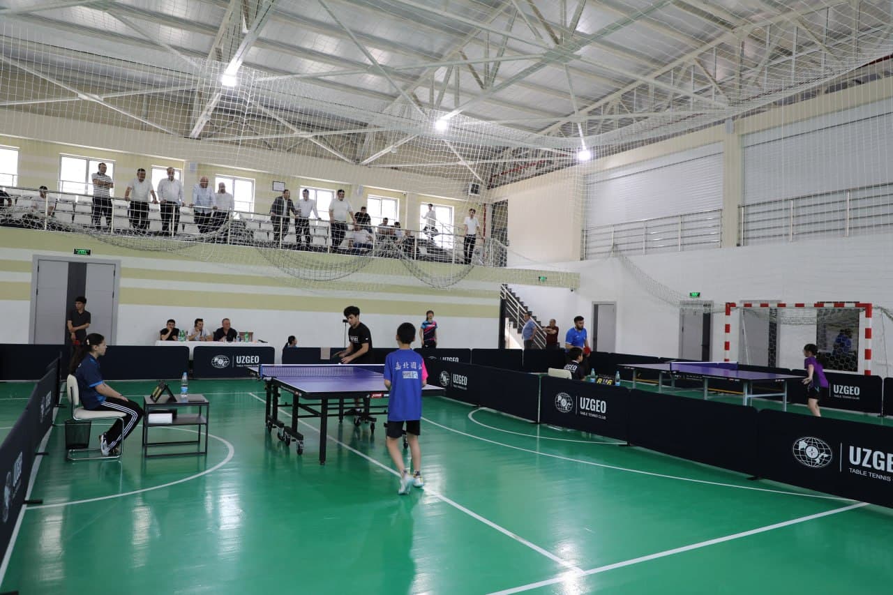 Здоровый образ жизни в области геологии: начал свою деятельность «UZGEO TABLE TENNIS CLUB»