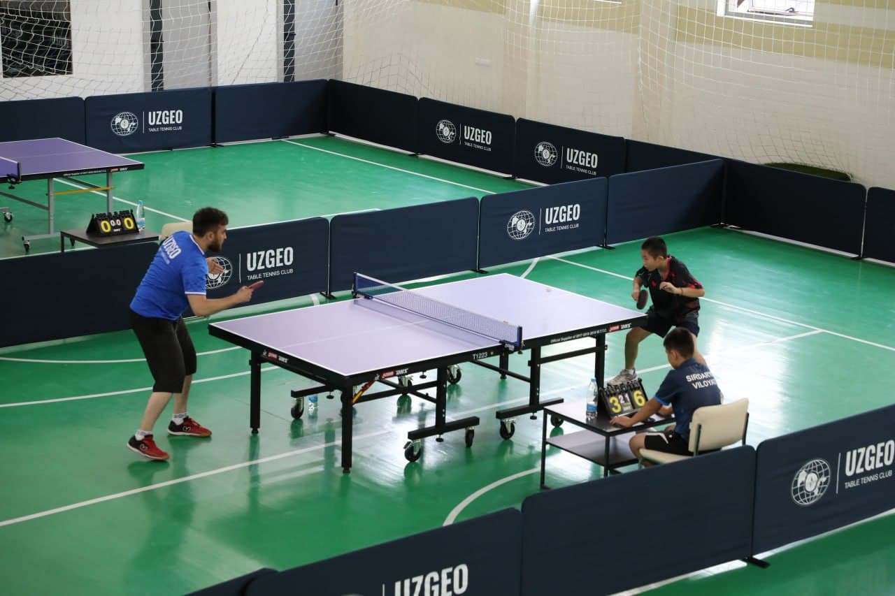 Здоровый образ жизни в области геологии: начал свою деятельность «UZGEO TABLE TENNIS CLUB»