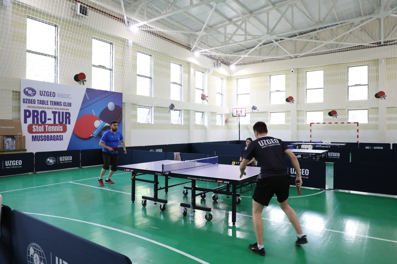Здоровый образ жизни в области геологии: начал свою деятельность «UZGEO TABLE TENNIS CLUB»