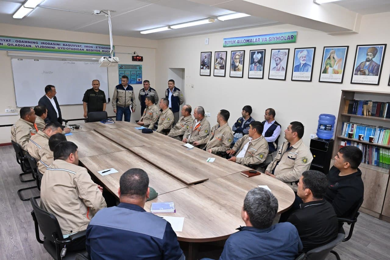Occupational Safety and Rule of Law Issues Discussed at Navoi Mining and Metallurgical Company
