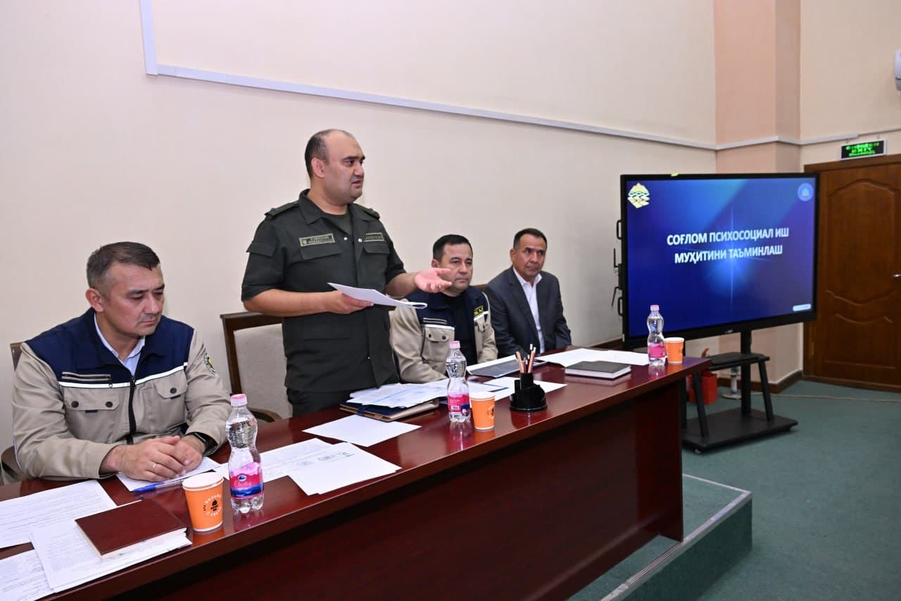 Occupational Safety and Rule of Law Issues Discussed at Navoi Mining and Metallurgical Company
