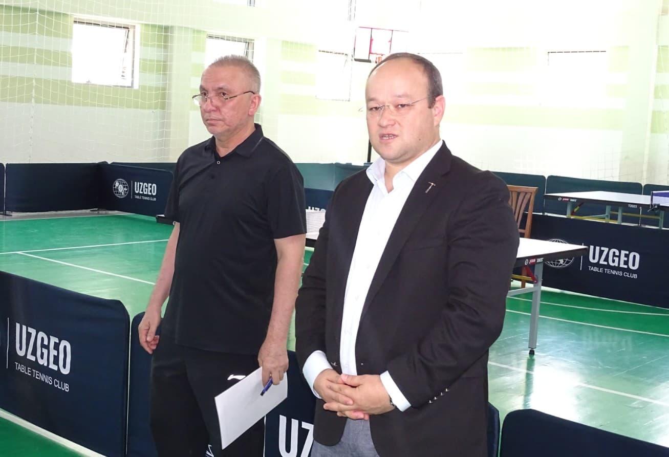 Geologiya sohasi xodimlari stol tennisi bo‘yicha o‘zaro kuch sinashdi
