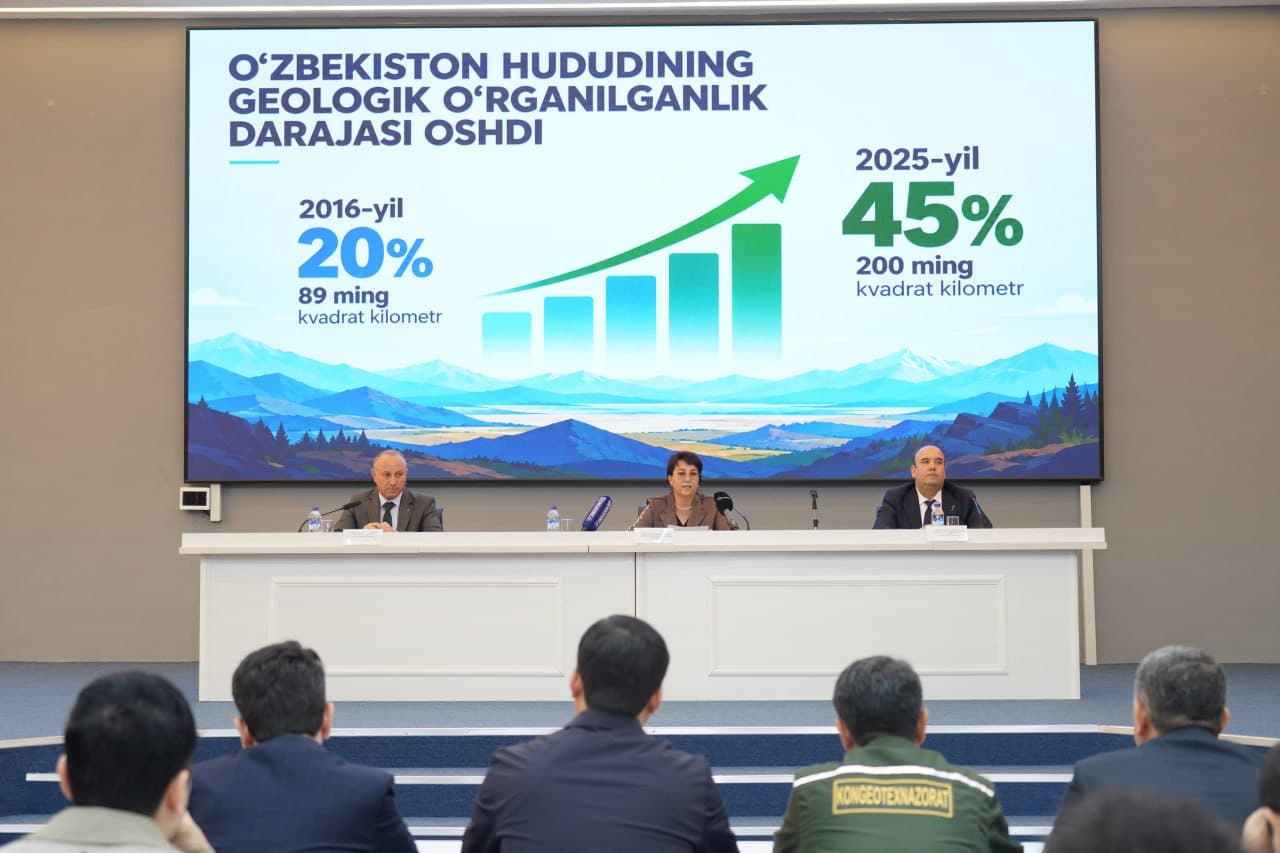 Geological Exploration Coverage Reaches 45%: Over 50 New Mineral Deposits Discovered in Uzbekistan