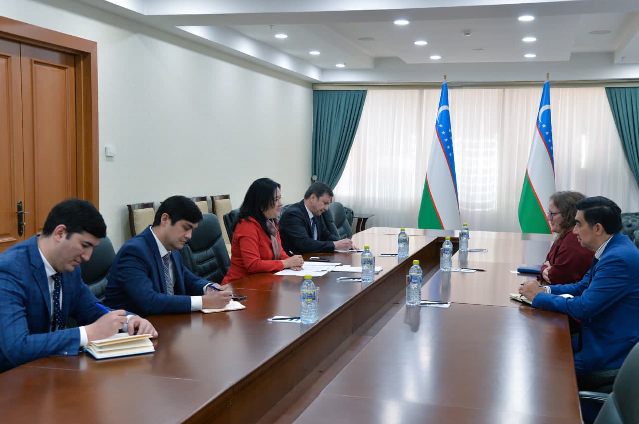 O‘zbekiston tashqi ishlar vaziri maslahatchisi BMTning O‘zbekistondagi doimiy muvofiqlashtiruvchisi bilan uchrashdi.