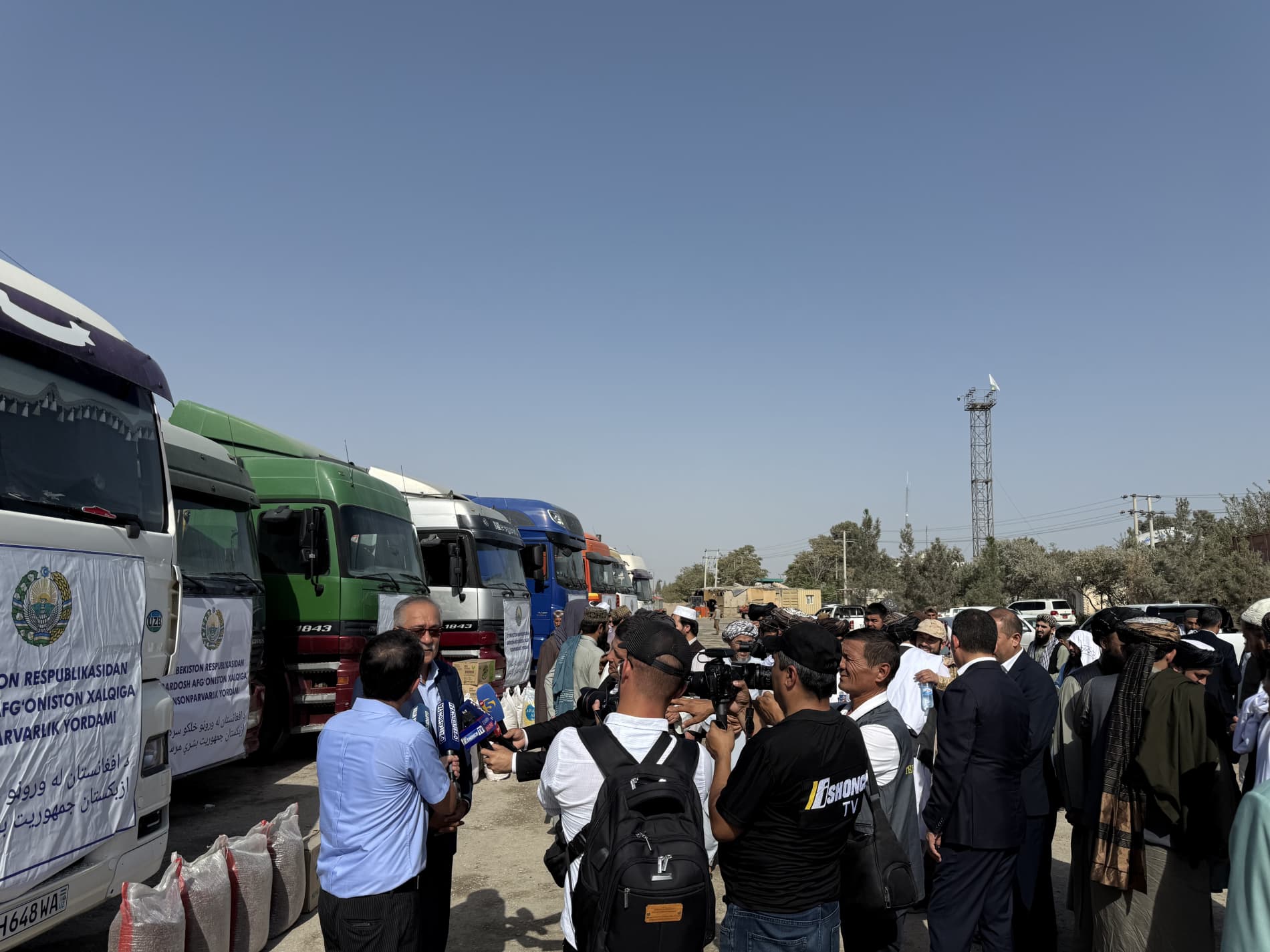 Afg‘onistonga insonparvarlik yordam topshirish marosimi