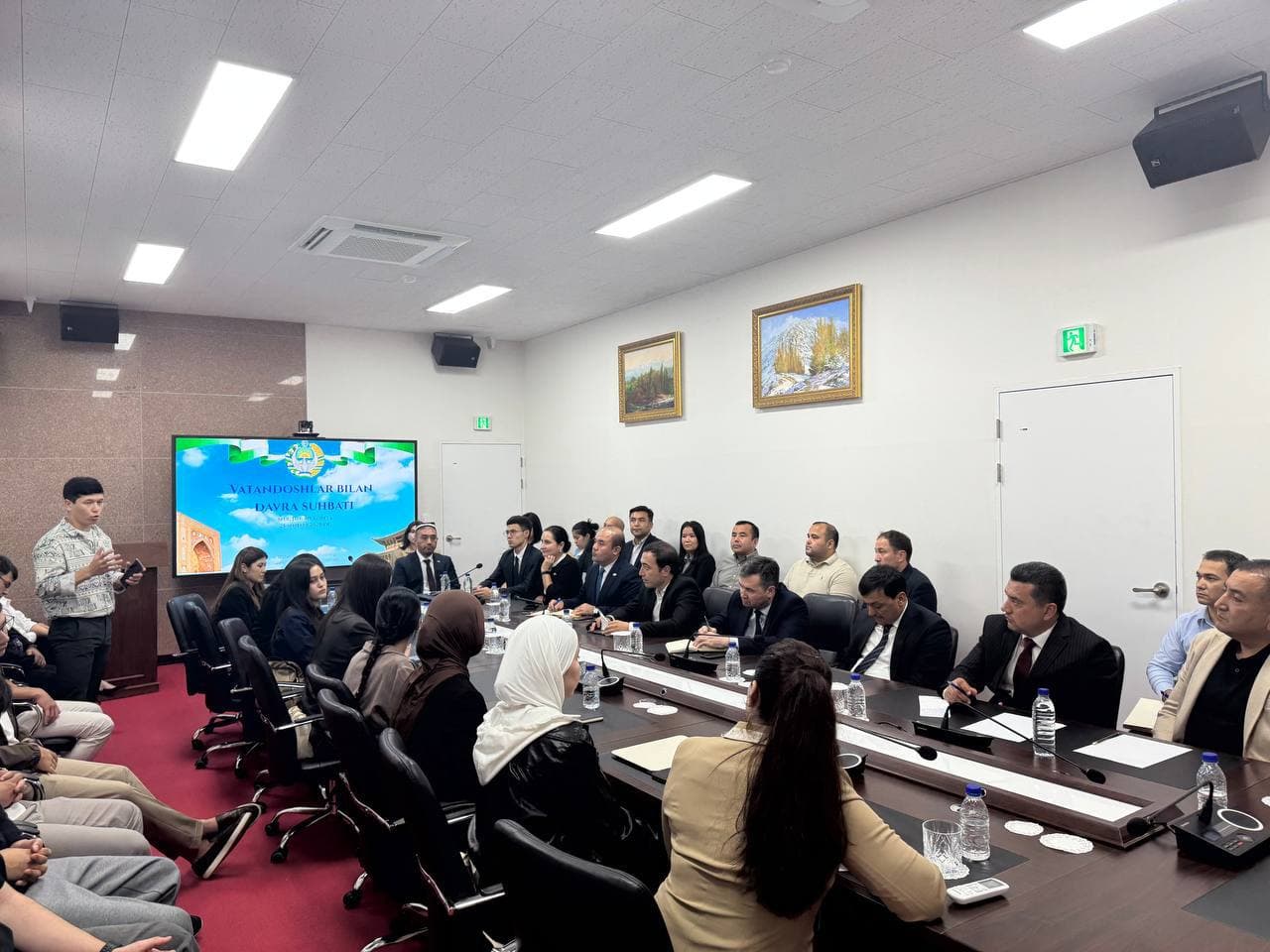 O‘zbekiston delegatsiyasi Seulda vatandoshlar bilan davra suhbati o‘tkazdi