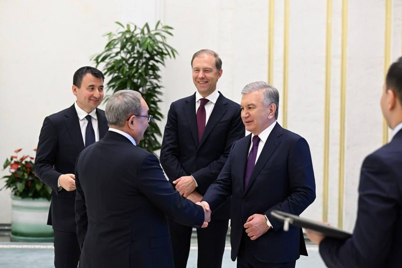 Oʻzbekiston Prezidenti Rossiya delegatsiyasini qabul qildi