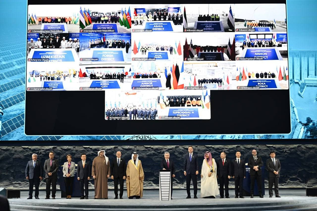 Major capacities commissioned and a range of new energy facilities launched in Uzbekistan