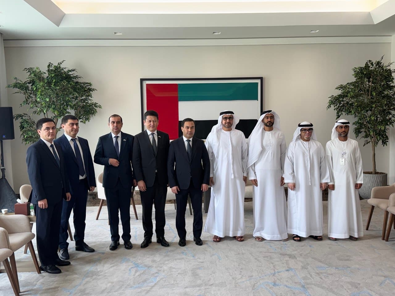 On the Meeting with the UAE Deputy Minister of Foreign Affairs