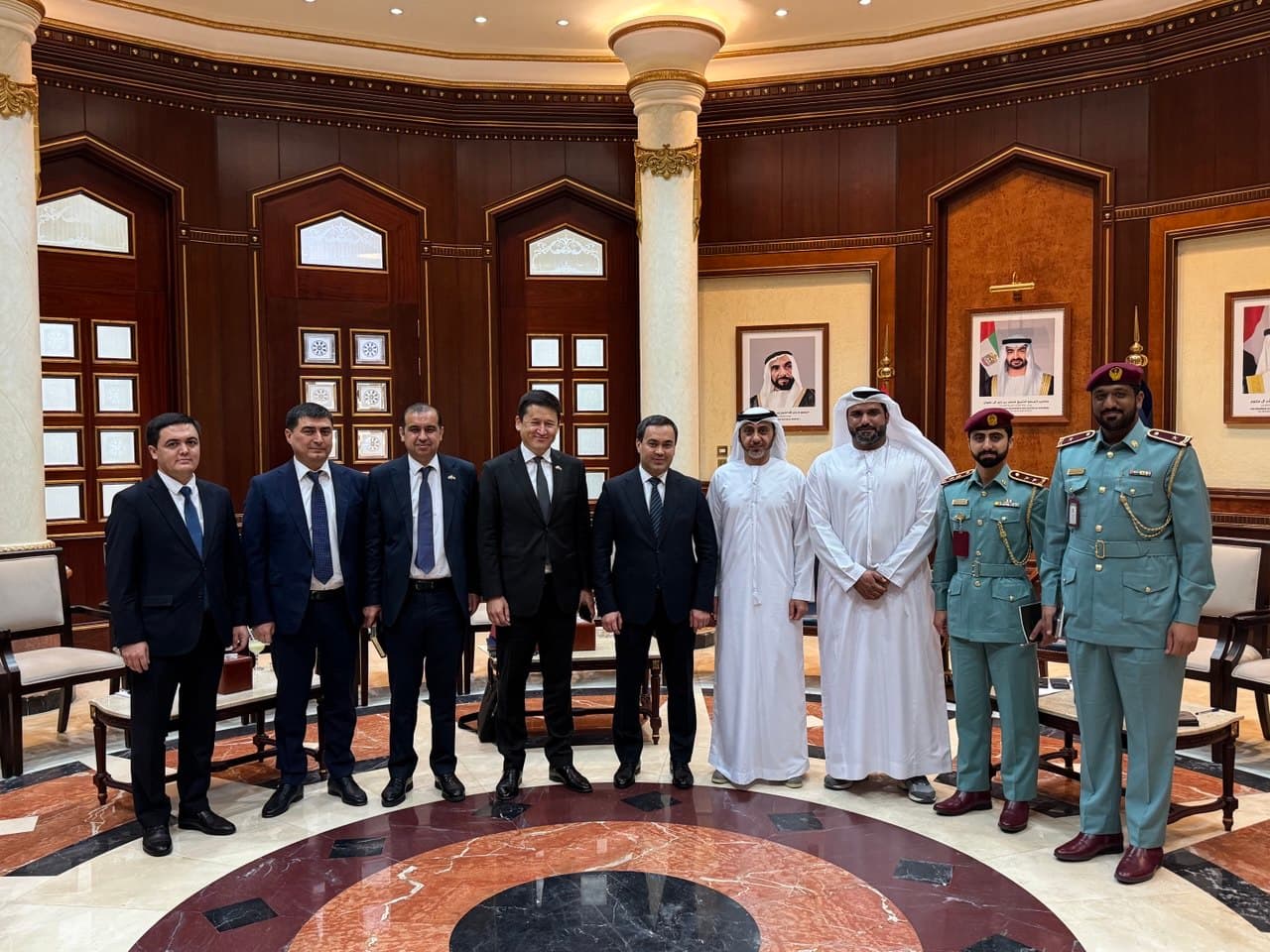 On the Meeting with the UAE Deputy Minister of Interior