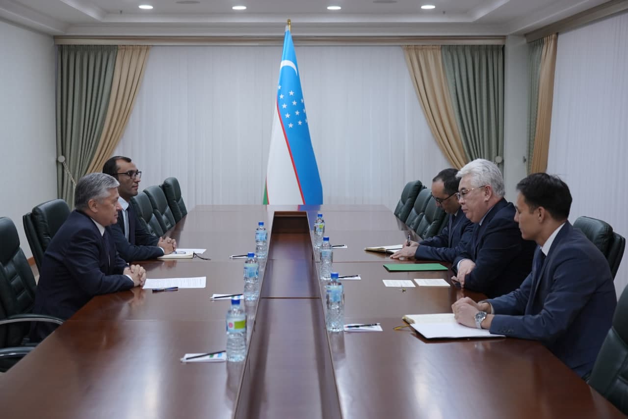 Qozog‘iston elchisi bilan uchrashuv to‘g‘risida