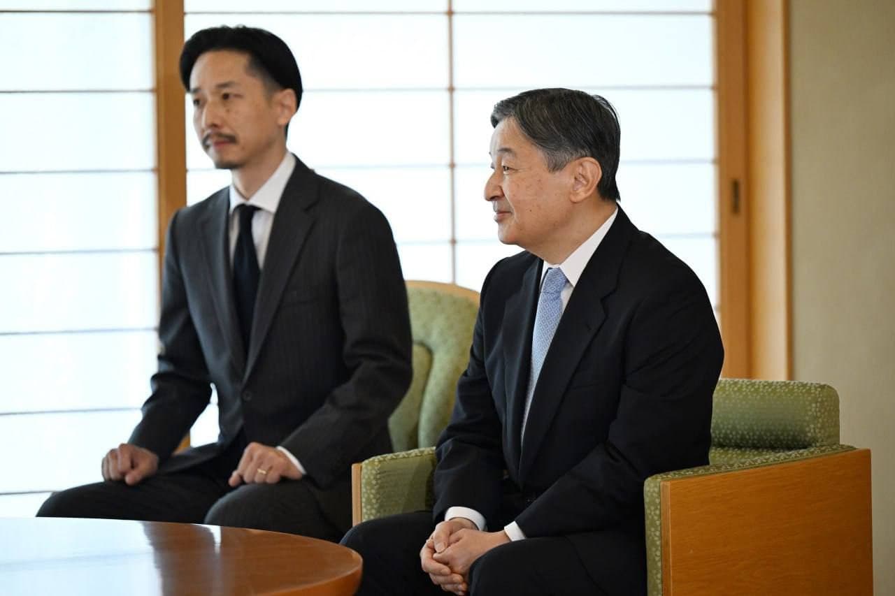 A meeting between the President of Uzbekistan and Emperor of Japan held