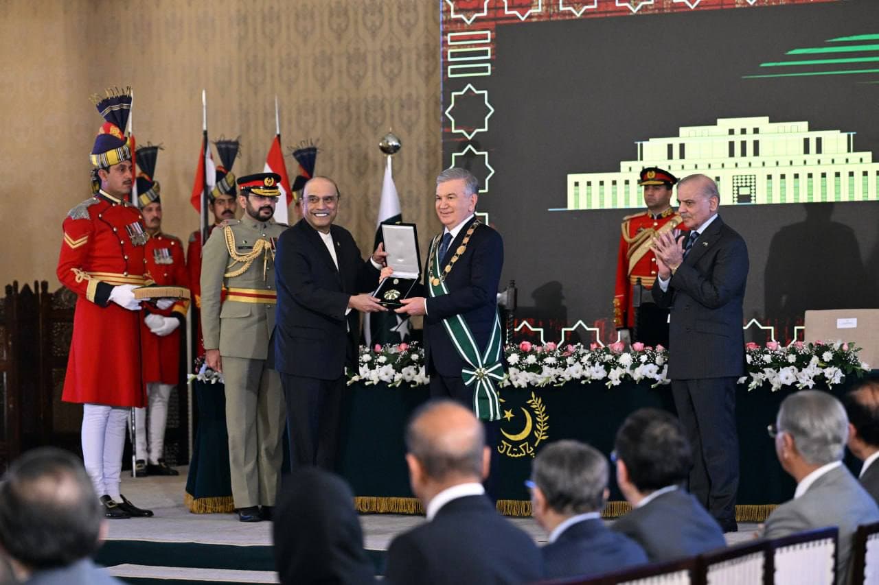 President of Uzbekistan awarded Pakistan’s highest state honor – the Order of Nishan-e-Pakistan