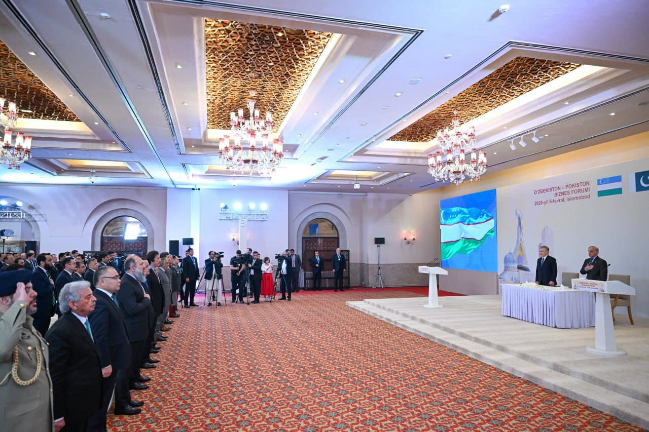 Oʻzbekiston Prezidenti va Pokiston Bosh vaziri qoʻshma biznes forumida ishtirok etdilar