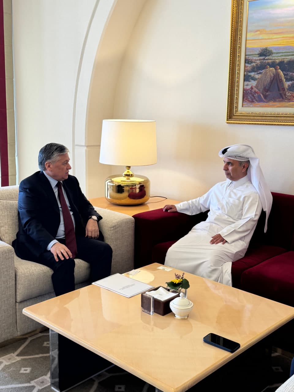 First Deputy Minister of Foreign Affairs led Uzbekistan delegation visited Qatar