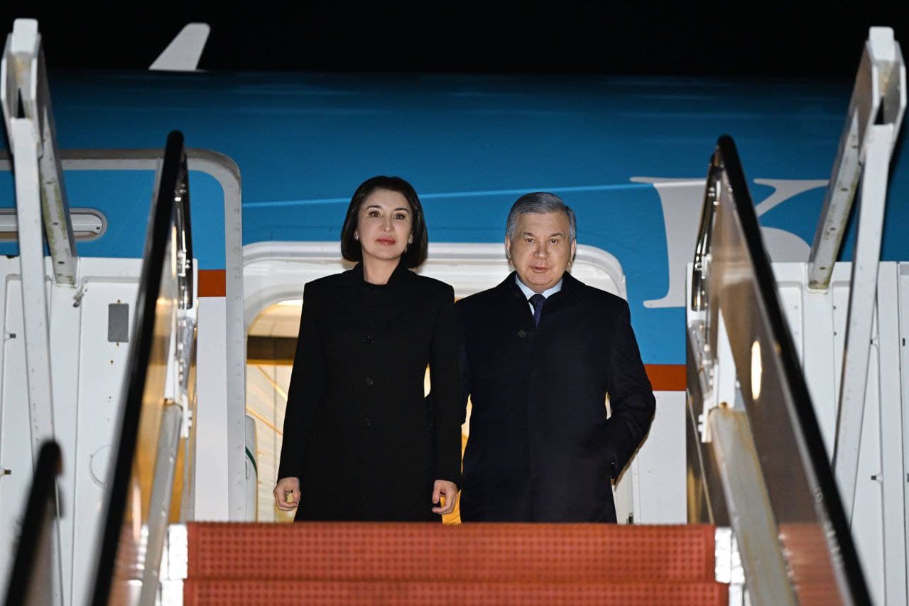 President of Uzbekistan arrives in Washington