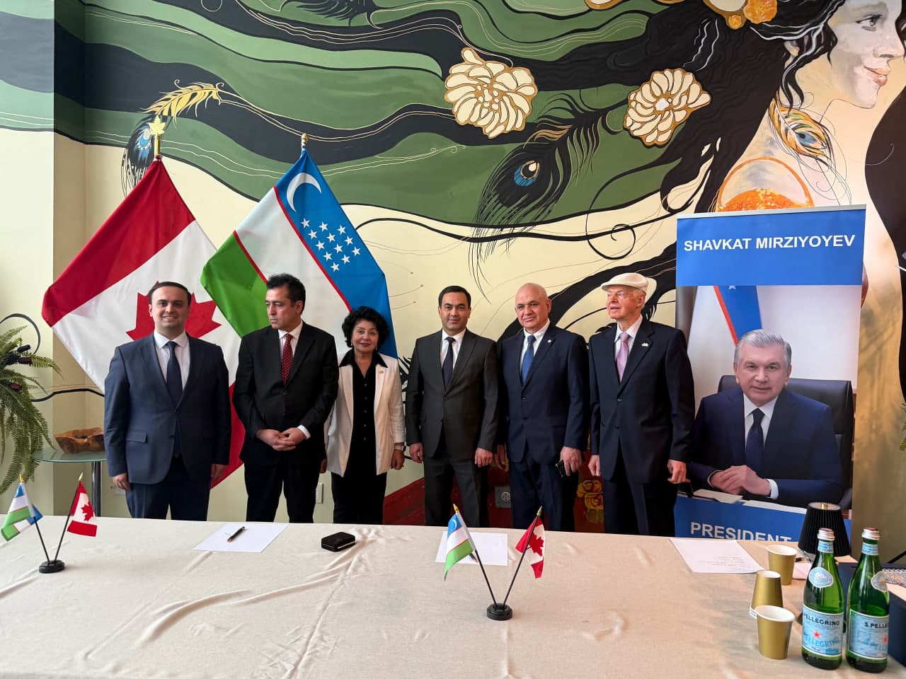 On visit of delegation of Uzbekistan to Canada