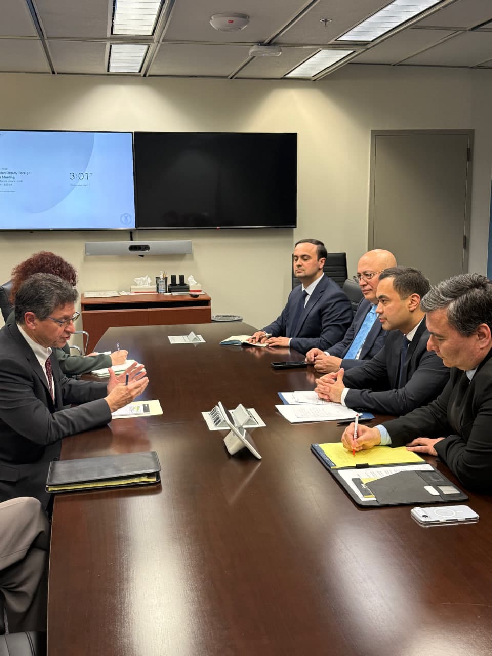 On the Visit of the Delegation of the Republic of Uzbekistan to the United States of America