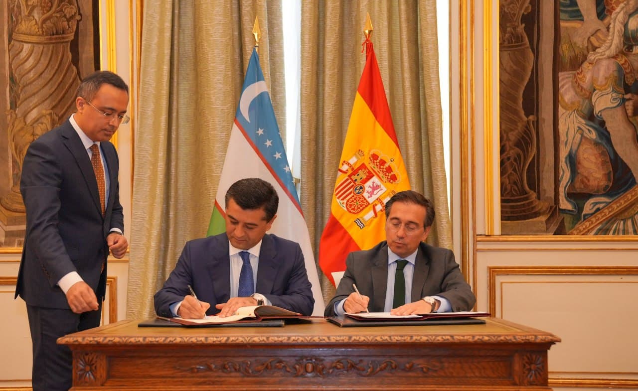 On the visit of the delegation of the Republic of Uzbekistan led by the Foreign Minister to the Kingdom of Spain