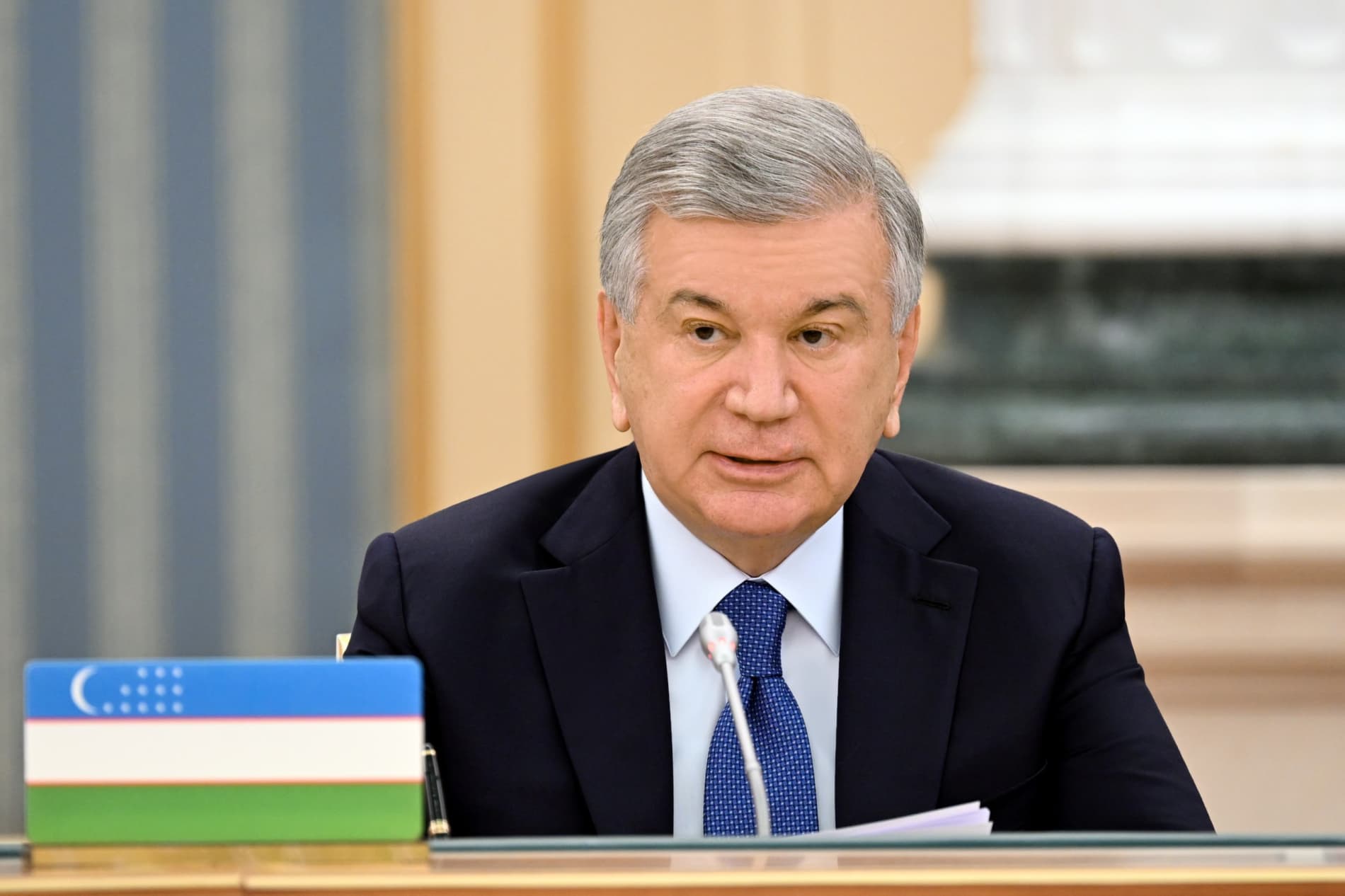 Выступление Президента Республики Узбекистан Шавката Мирзиёева на заседании Совета глав государств - учредителей Международного фонда спасения Арала