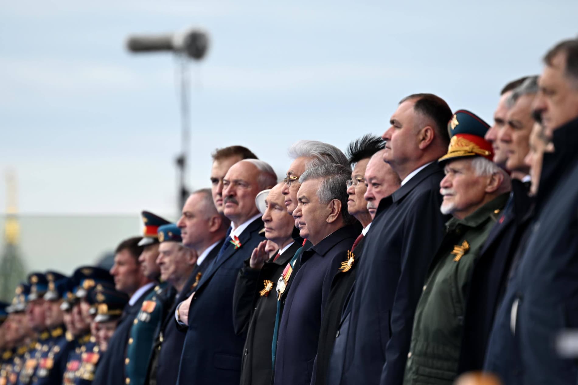 President of Uzbekistan takes part in ceremonial events marking the 81st anniversary of Victory