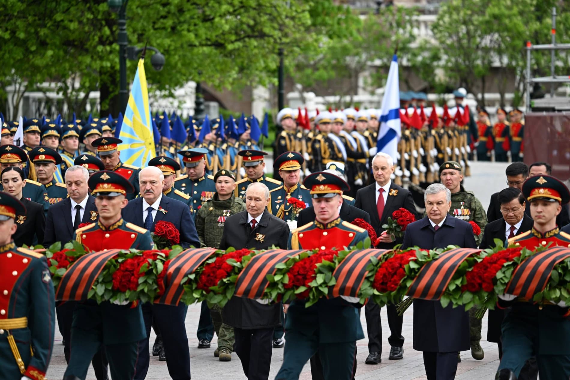 President of Uzbekistan takes part in ceremonial events marking the 81st anniversary of Victory