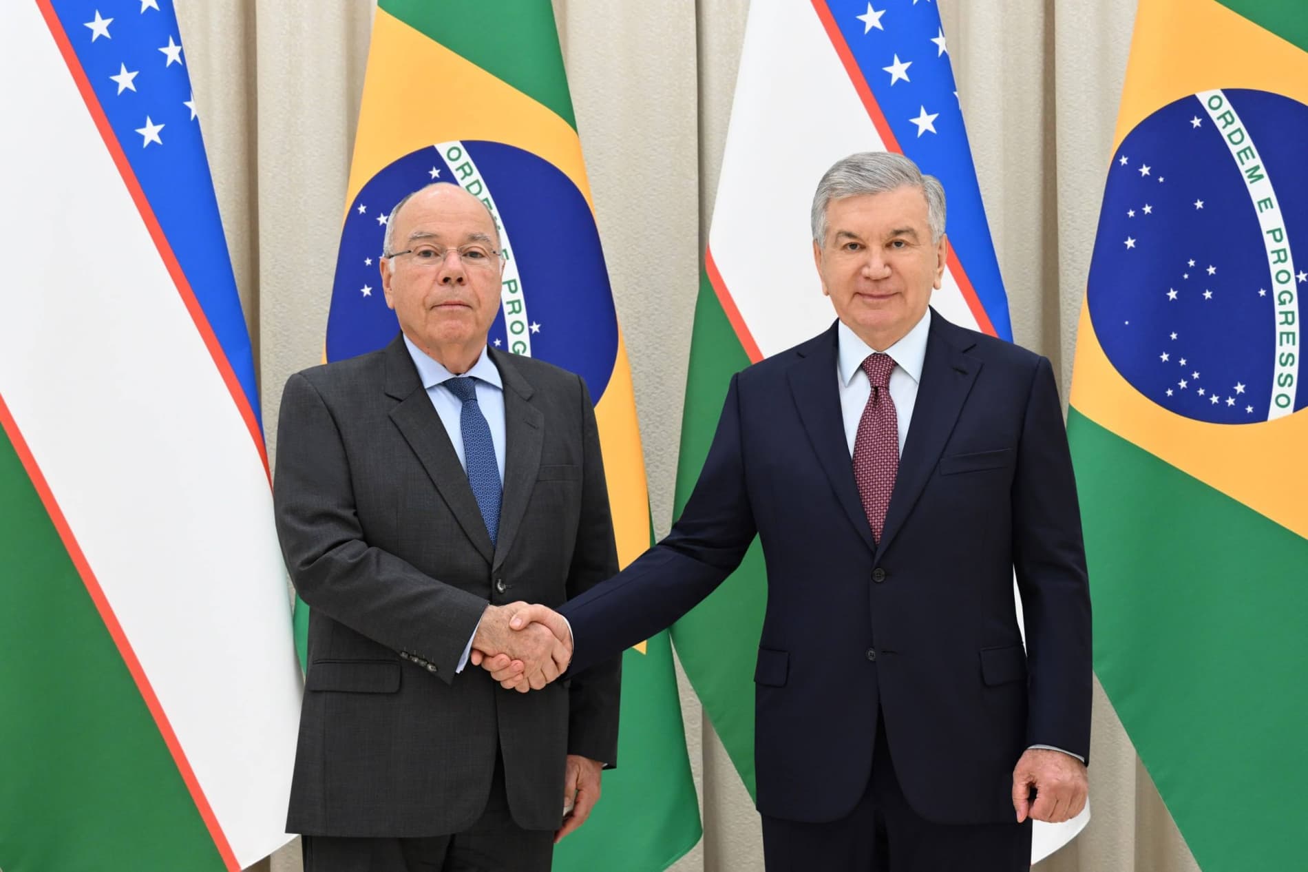 President of Uzbekistan stresses importance of expanding multifaceted partnership with Brazil