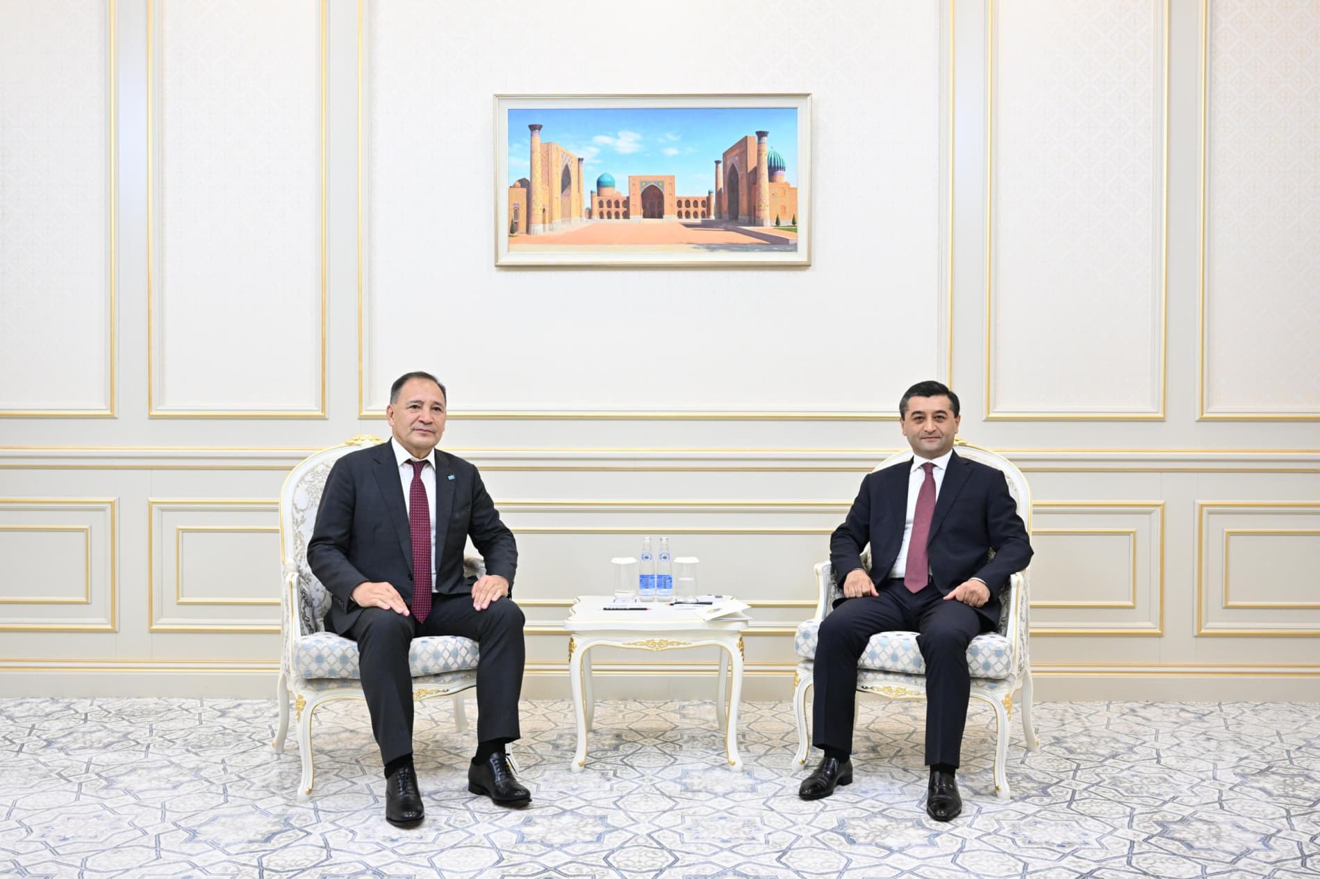 The Foreign Minister received copies of the credentials of the newly appointed Ambassador of Kazakhstan