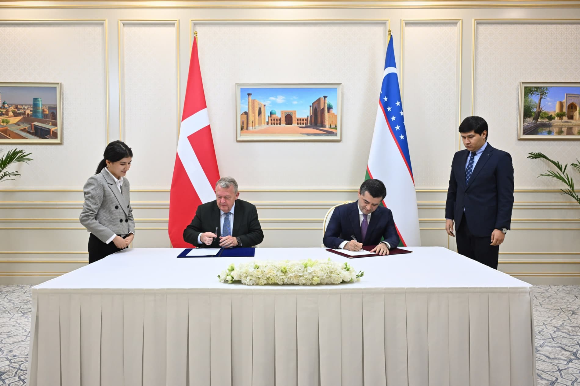 TIV rahbarining Daniya tashqi ishlar vaziri bilan uchrashuvi to‘g‘risida