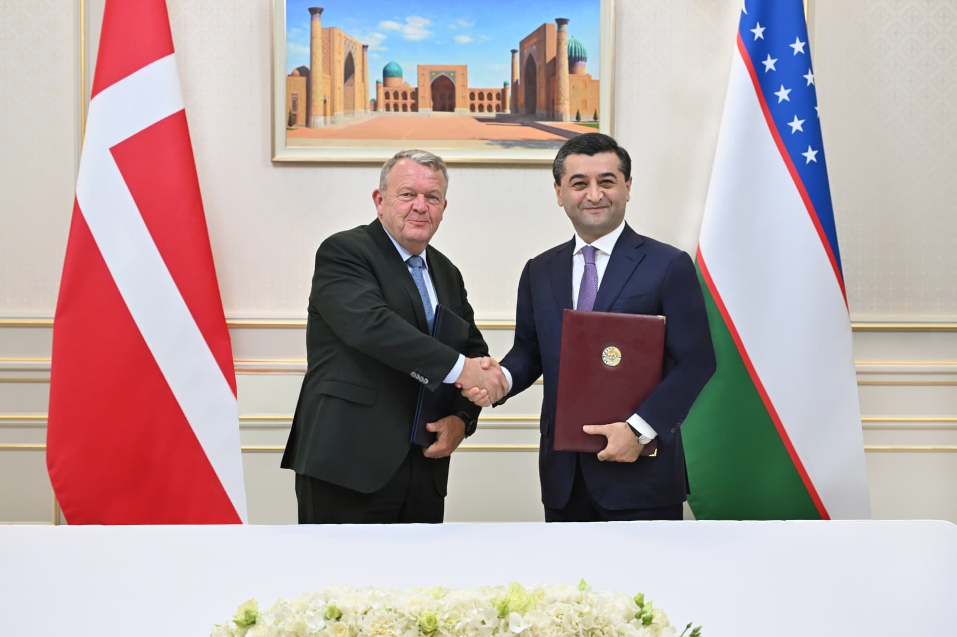 TIV rahbarining Daniya tashqi ishlar vaziri bilan uchrashuvi to‘g‘risida