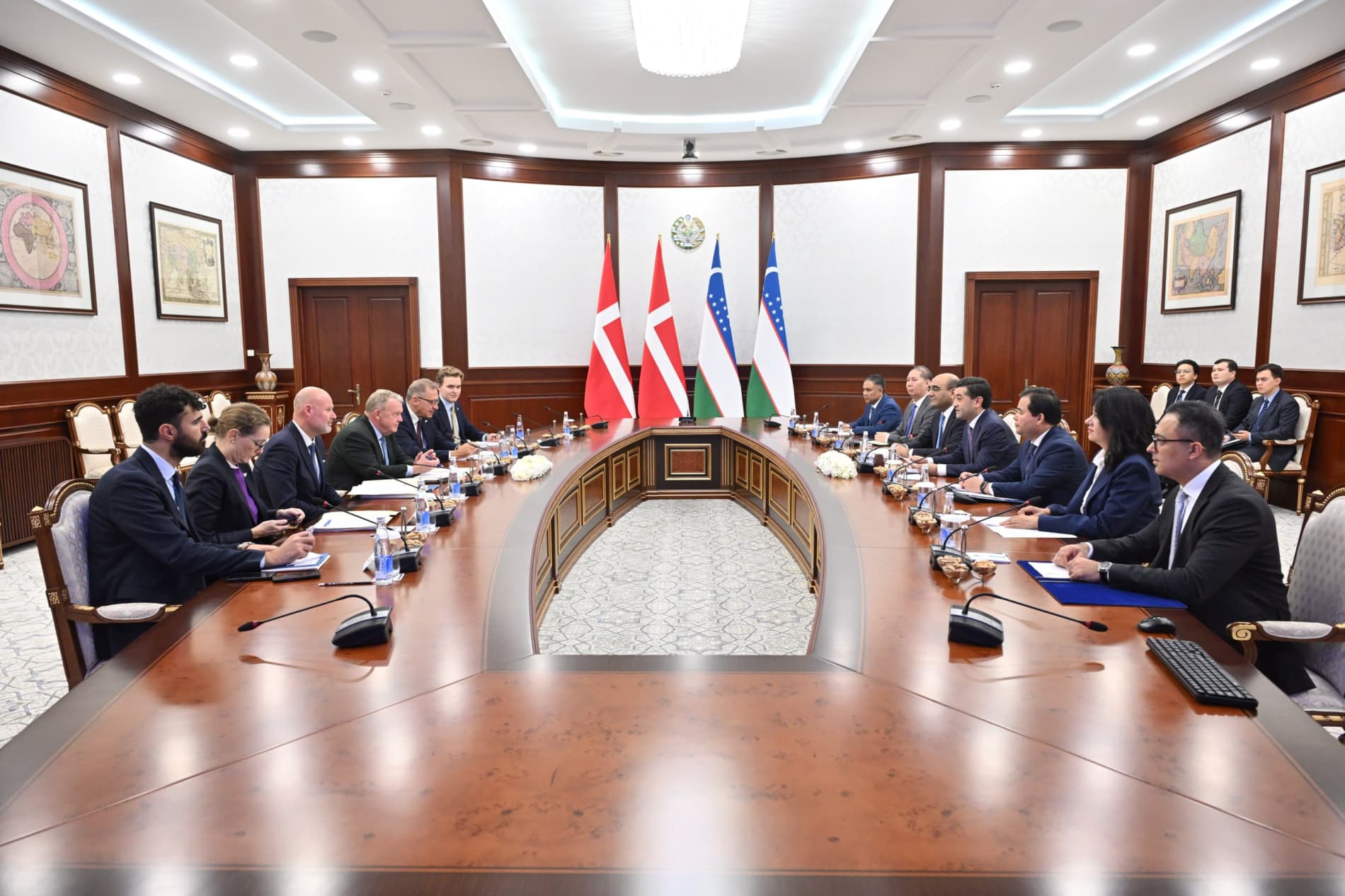 TIV rahbarining Daniya tashqi ishlar vaziri bilan uchrashuvi to‘g‘risida