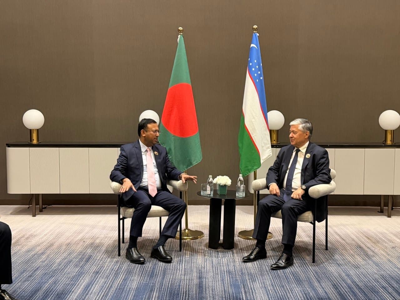 O‘zbekiston TIV birinchi o‘rinbosarining Bangladesh tashqi ishlar davlat vaziri bilan uchrashuviga oid