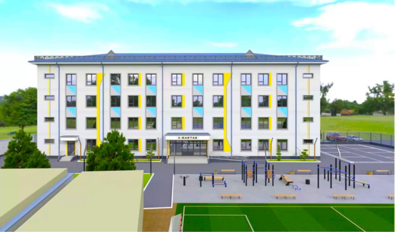 Construction of a new building for school No. 8 in Kokand has begun