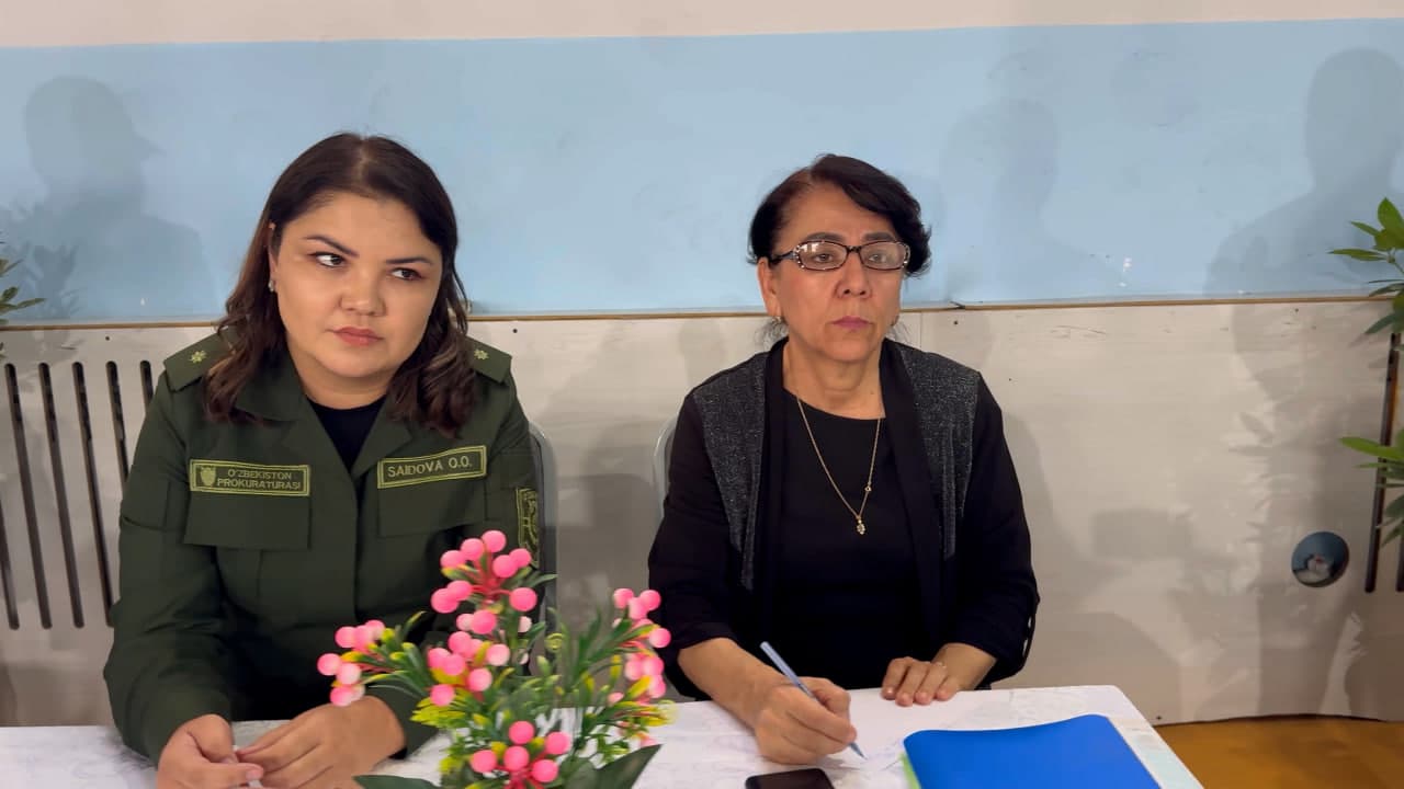 In the Nurafshon mahalla of the city of Kokand, visiting sessions of the Kokand inter-district courts on administrative and criminal cases were held.