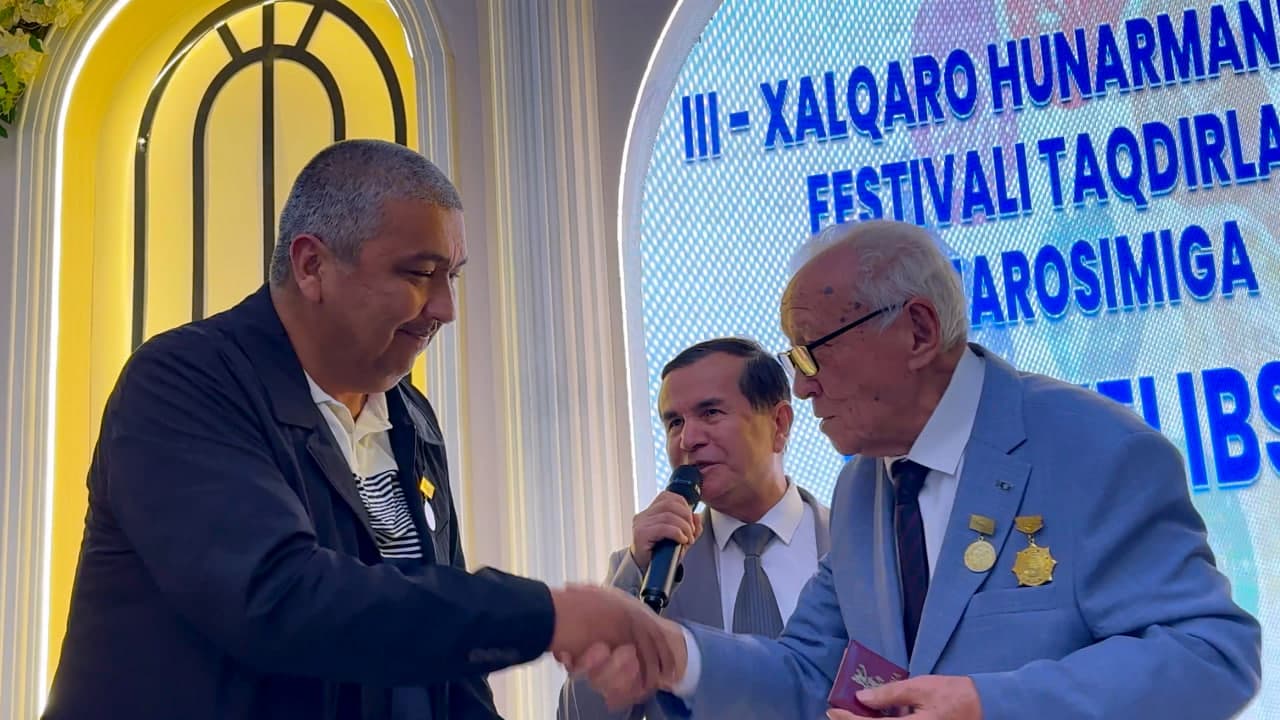 A gala awards ceremony for the participants of the 3rd International Festival of Handicrafters was held in Kokand