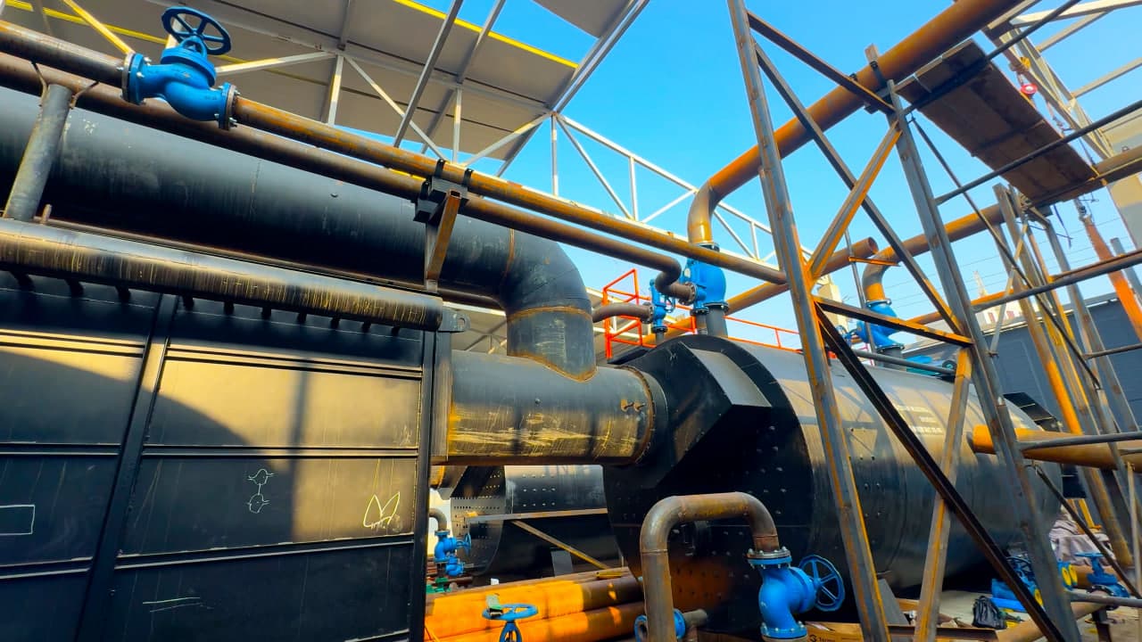 The heating boiler house of the “Yangi Uzbekistan” residential area in Kokand is being constructed by Turkish specialists.