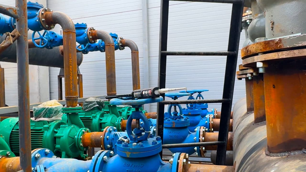 The heating boiler house of the “Yangi Uzbekistan” residential area in Kokand is being constructed by Turkish specialists.