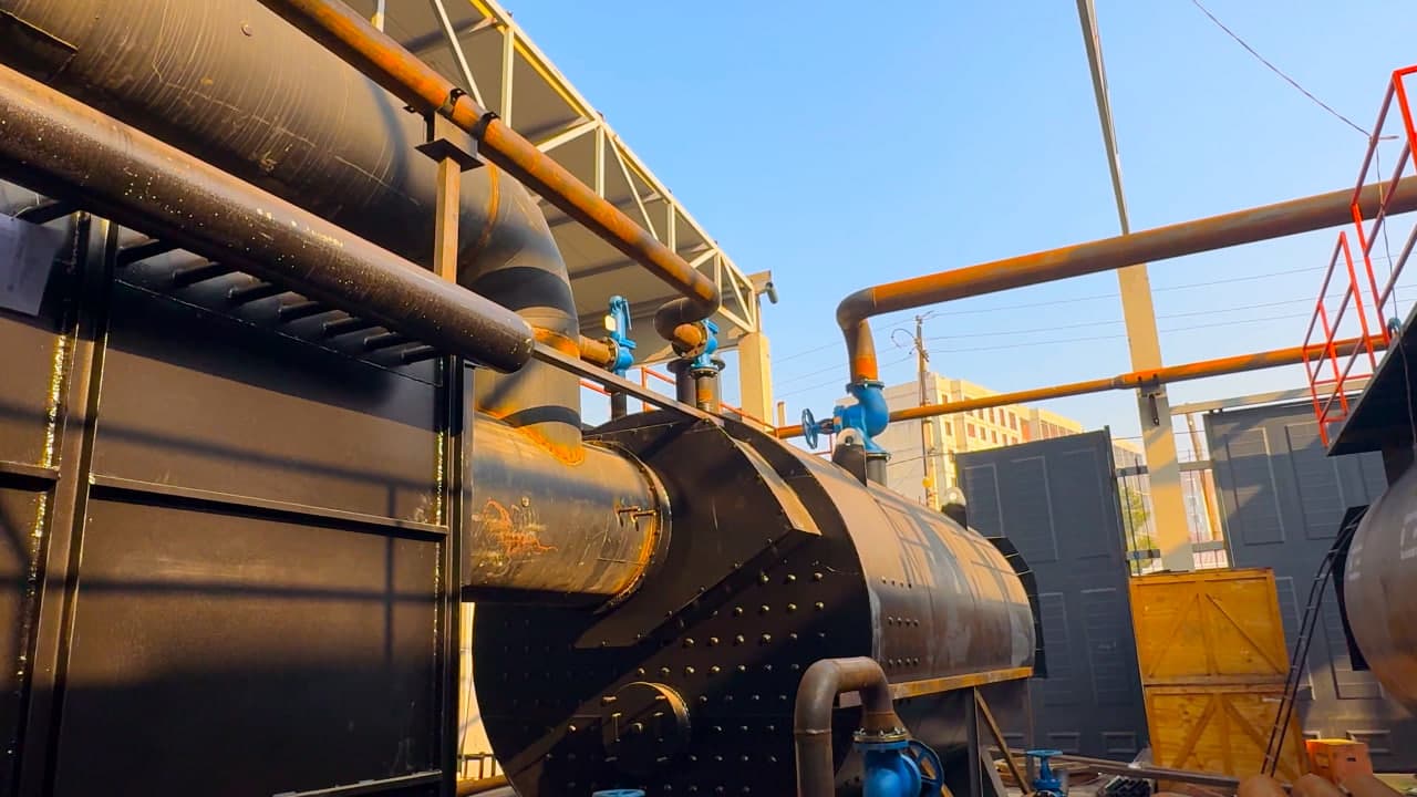 The heating boiler house of the “Yangi Uzbekistan” residential area in Kokand is being constructed by Turkish specialists.