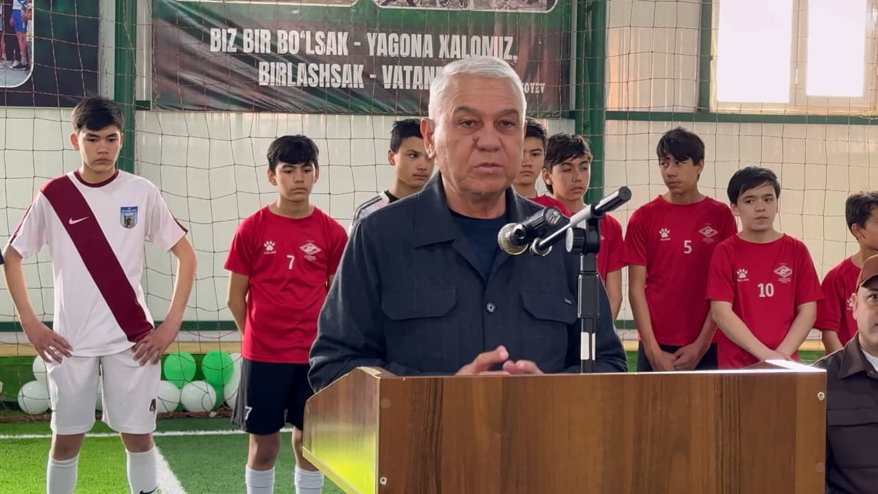 A new mahalla stadium has been inaugurated in Kokand city.