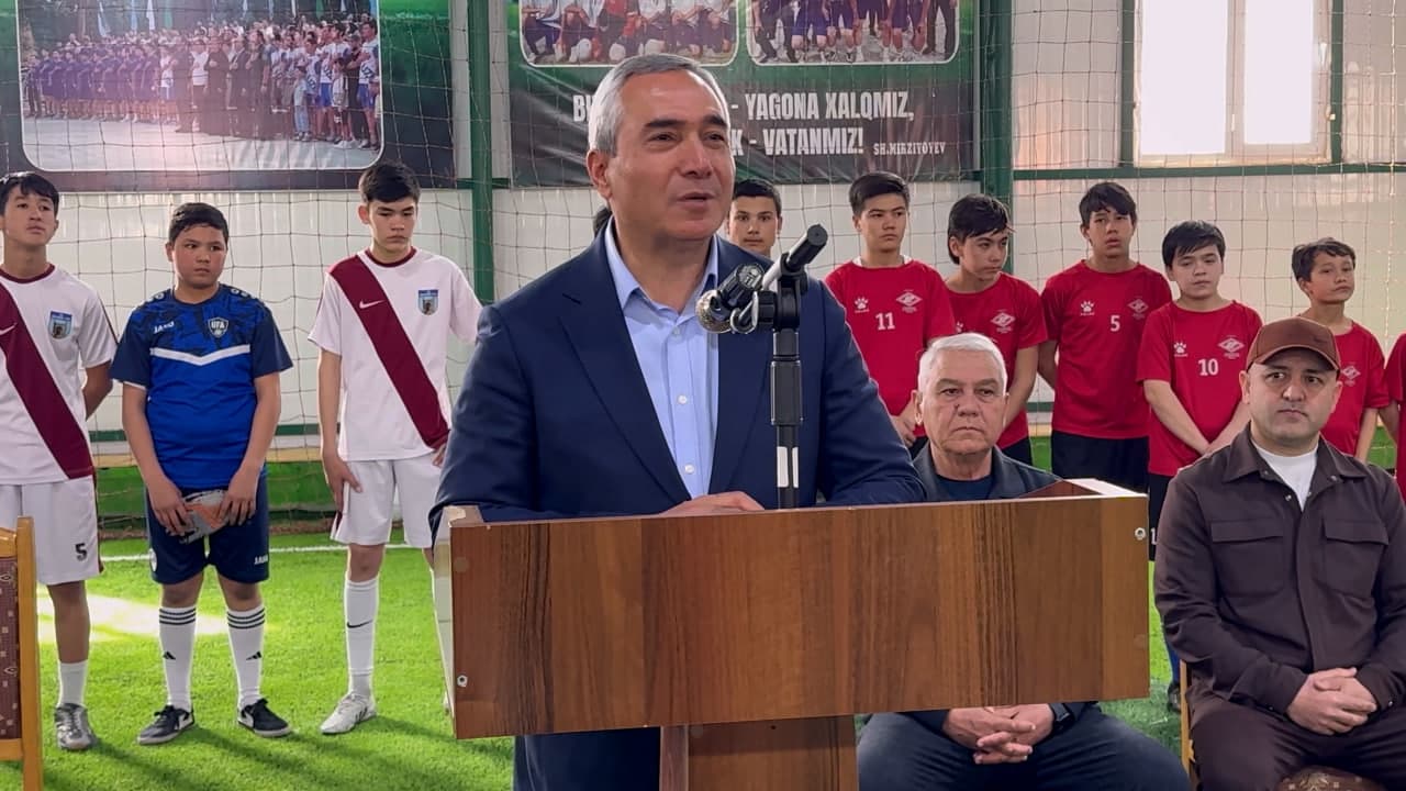 A new mahalla stadium has been inaugurated in Kokand city.