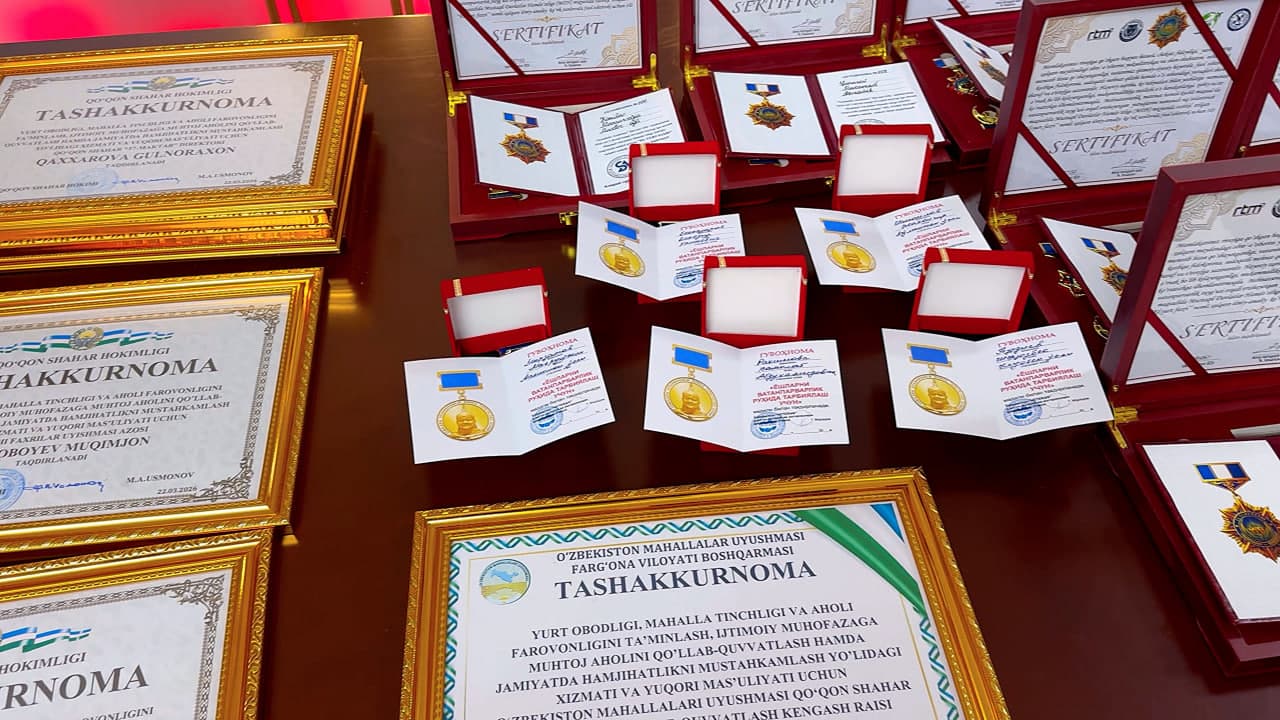 Qo‘qon shahrida mahalla tizimi xodimlari kuni katta tantanalar bilan nishonlandi