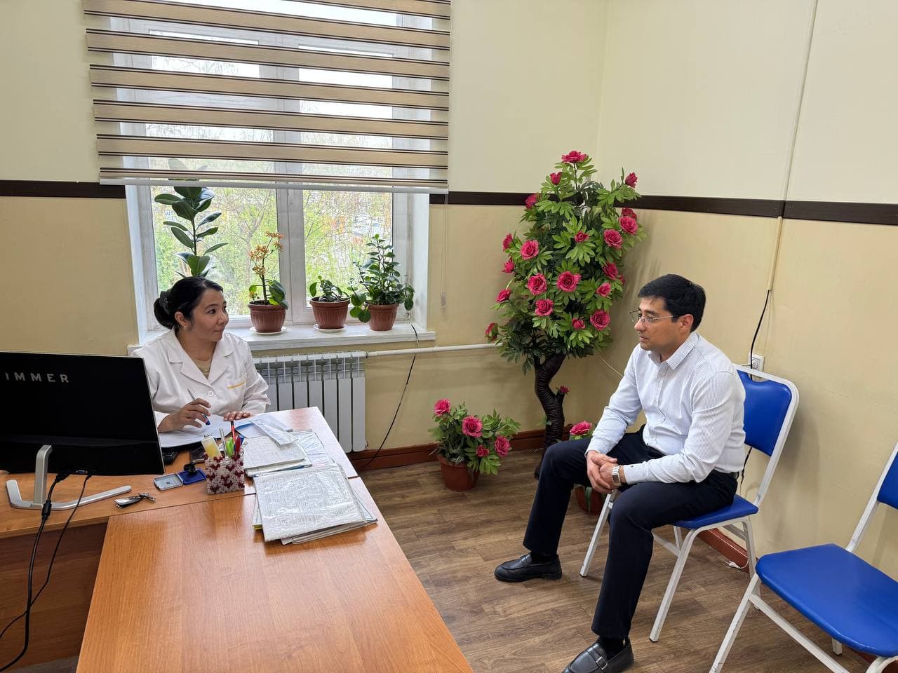 The Mayor of Kokand held a meeting with the workers and staff of the mechanical plant