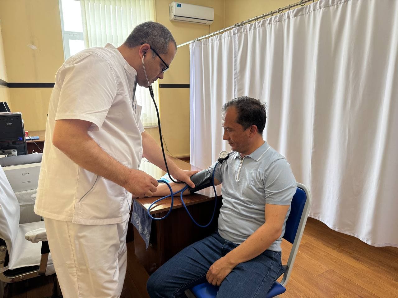 The Mayor of Kokand held a meeting with the workers and staff of the mechanical plant